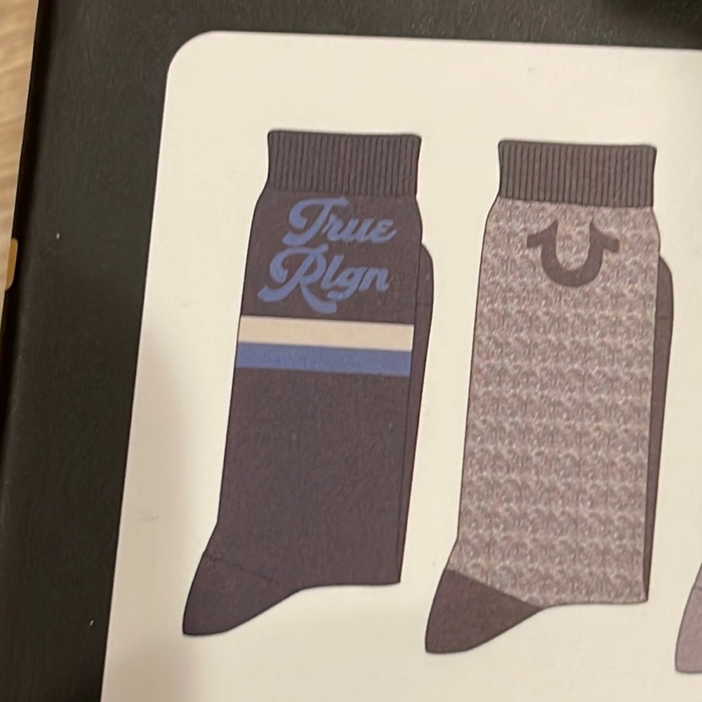 True Religion Crew Socks (2 Pairs) - Picture 2 of 5